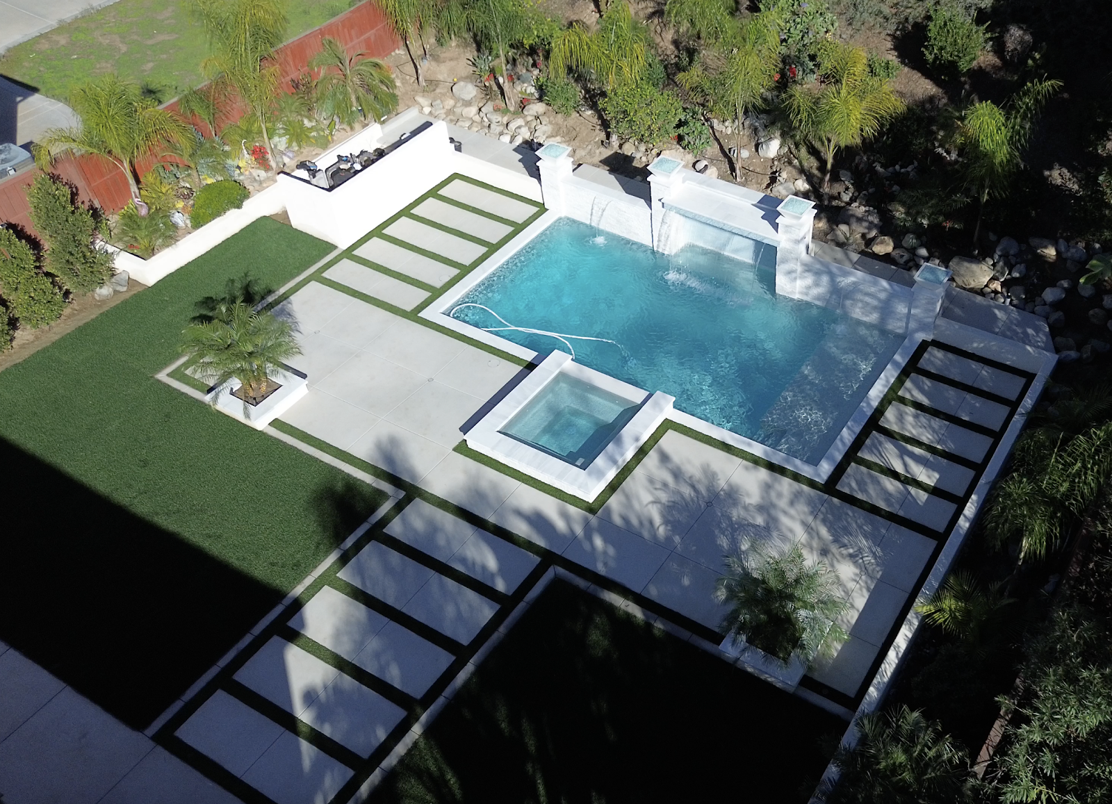 Coastal Resort Pool with Infinity Edge
